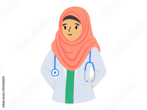 APD Uniform Female Doctor Illustration
