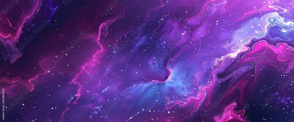 Abstract Deep Space Energy Currents, Cartoon Style, Background Abstract Deep Space Energy Currents, Cartoon Style, Background