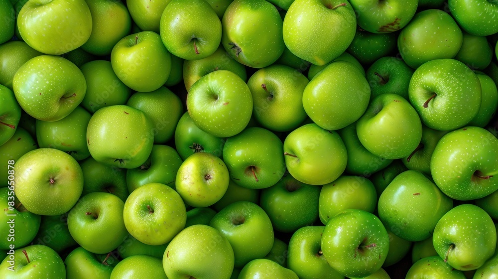 Green Apple Background, pile of green apples Green Apple Background, pile of green apples