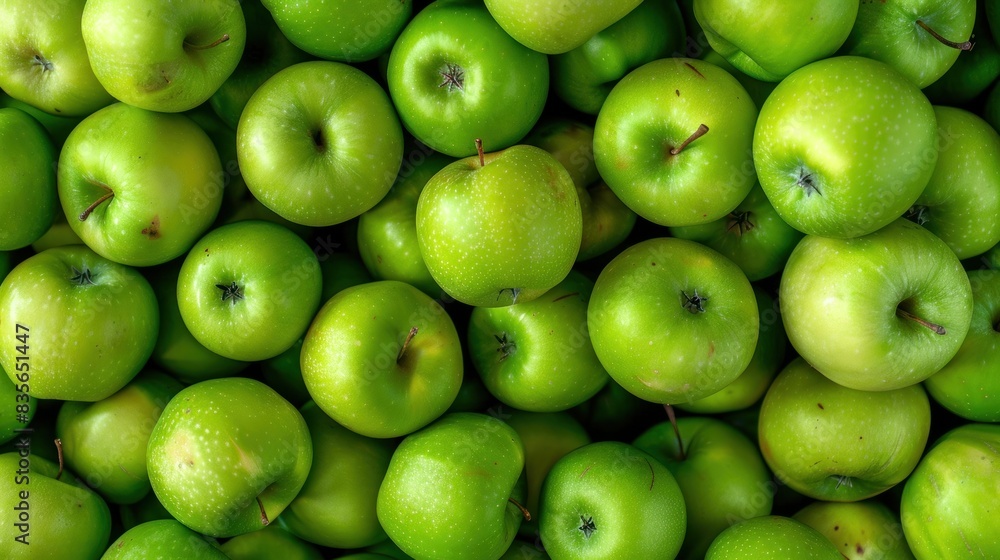 Green Apple Background, pile of green apples Green Apple Background, pile of green apples