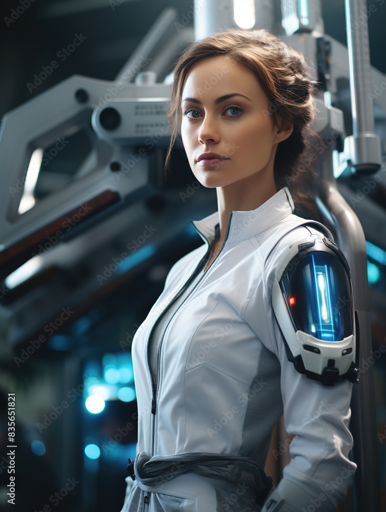 robotic woman robotic woman