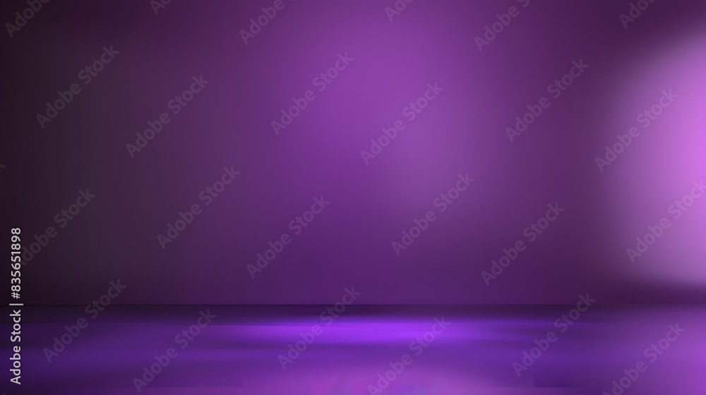 Empty Room with Purple Ambient Lighting Empty Room with Purple Ambient Lighting