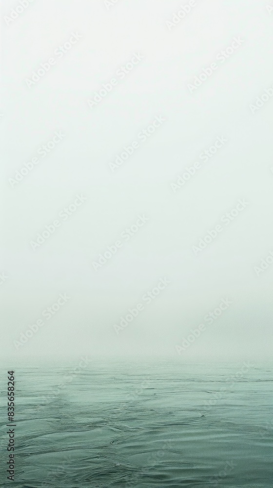 Obraz premium Serene ocean scene with a clear sky. Nature photography.