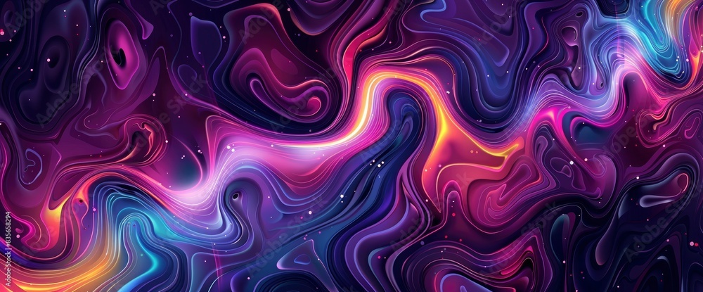 Abstract Energy Fields With Intricate Patterns, Cartoon Style, Background Abstract Energy Fields With Intricate Patterns, Cartoon Style, Background