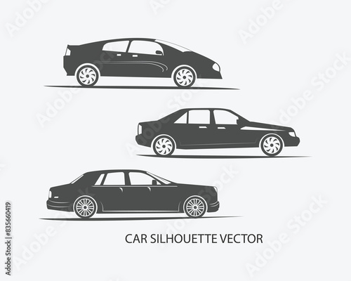 car silhouettes design