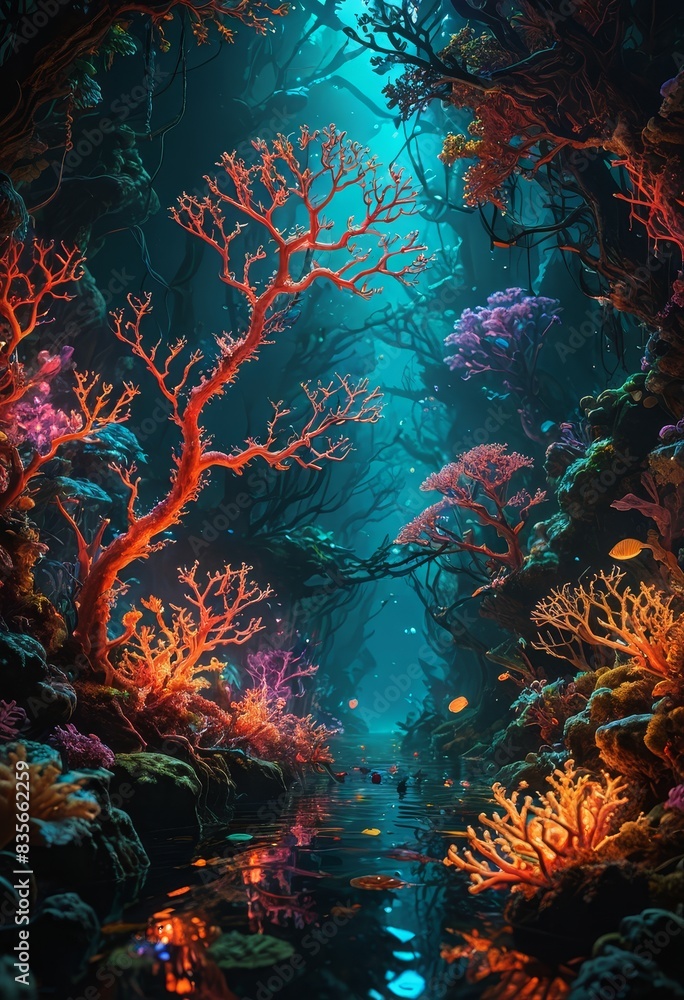 Underwater Fantasy Forest Underwater Fantasy Forest