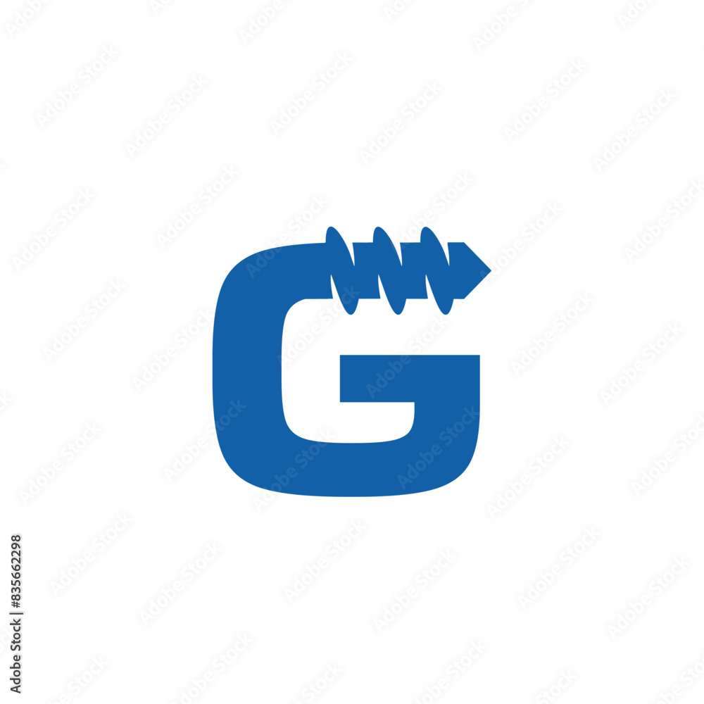 Letter G Drilling logo icon vector template Letter G Drilling logo icon vector template