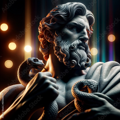 portrait of a person with a sword