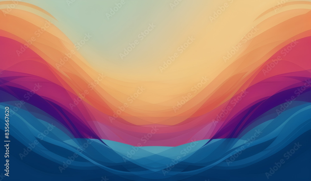 abstract colorful background with waves, Flowing Spectrum: Abstract Waves and Colors abstract colorful background with waves, Flowing Spectrum: Abstract Waves and Colors