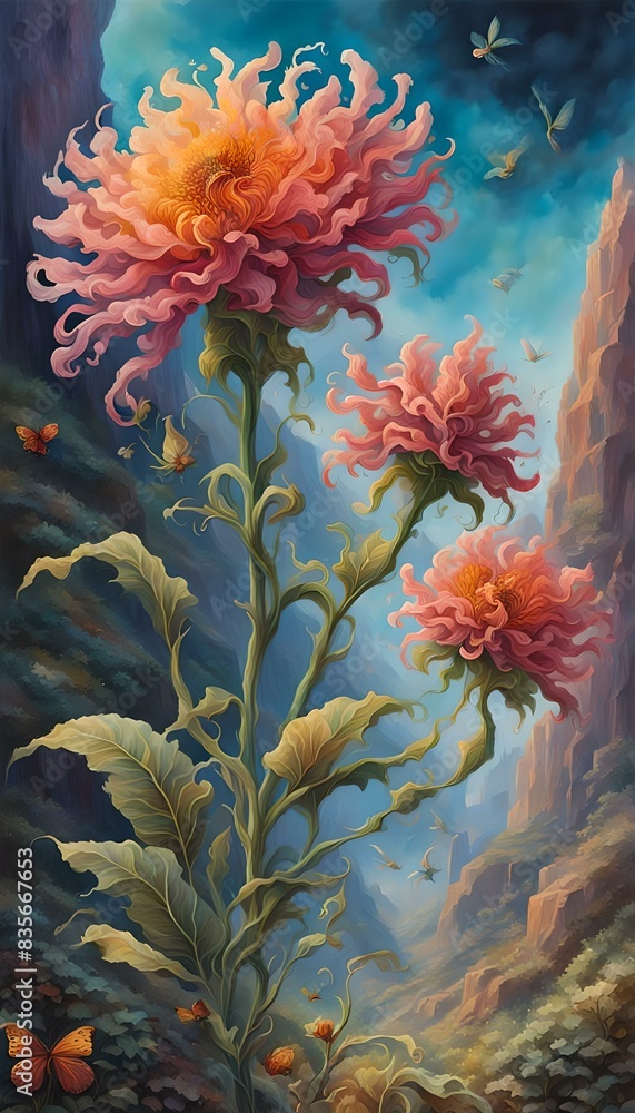 Naklejka premium tropical coral reef