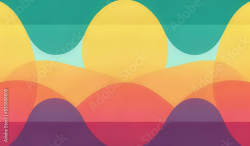 illustration of an background, Colorful Tides: An Abstract Art Exploration