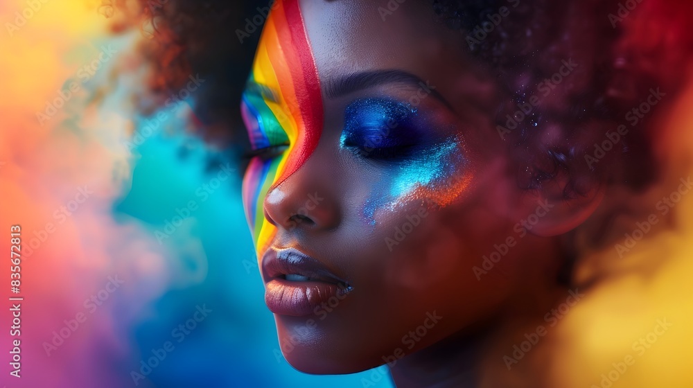 Celebrating Diversity and Freedom: A Vivid Pride Background Celebrating Diversity and Freedom: A Vivid Pride Background
