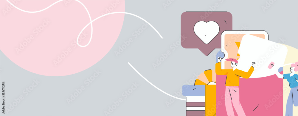 Use red envelopes to attract new customers and promote activity. Flat vector character concept illustration
Use red envelopes to attract new customers and promote activity. Flat vector character concept illustration