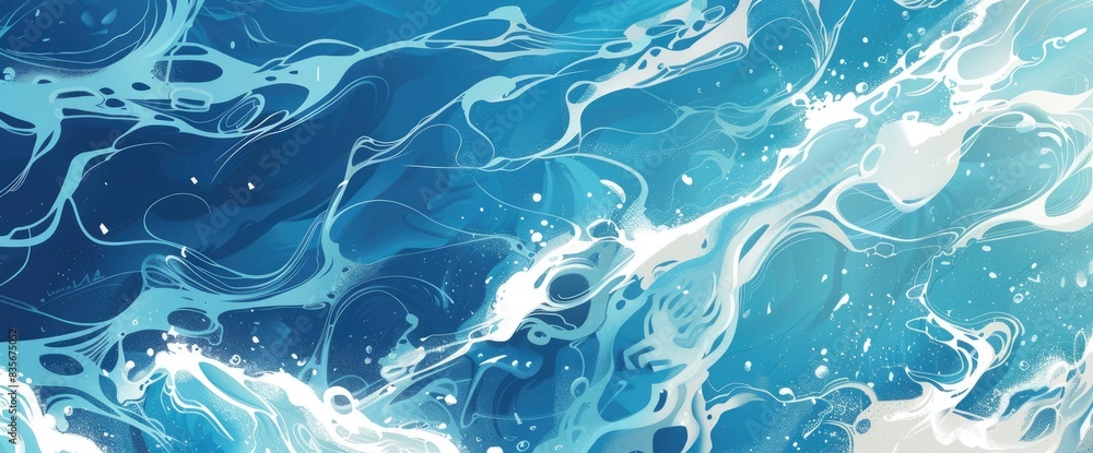 Fluid Energy Medium, Cartoon Style, Background Fluid Energy Medium, Cartoon Style, Background
