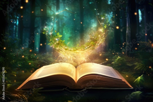 The book of magic spells.