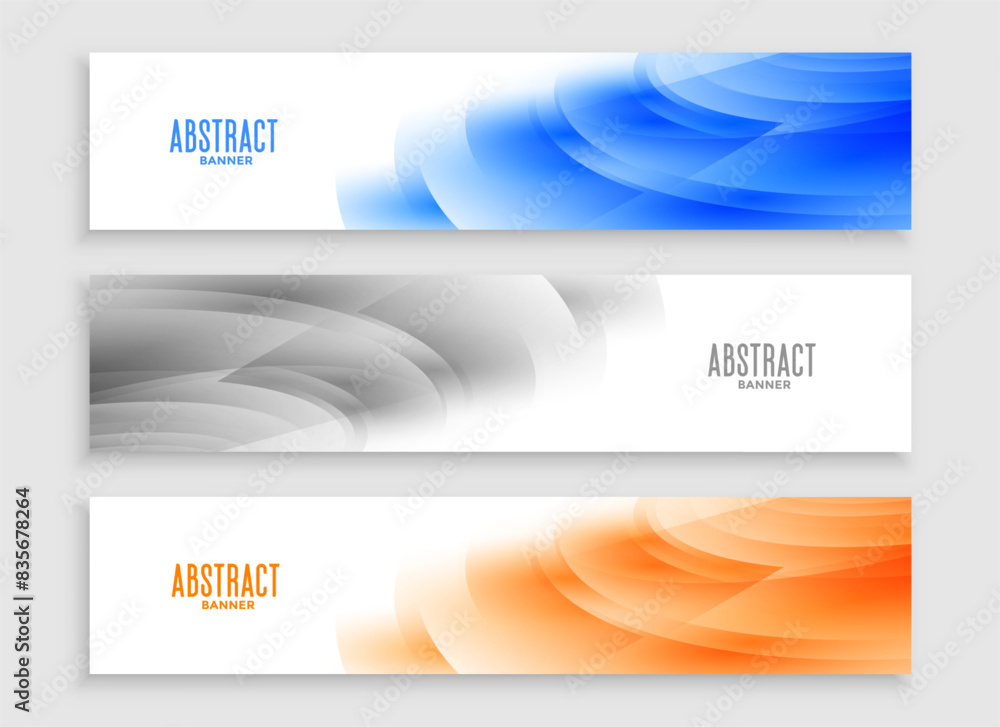 Fototapeta premium modern and abstract horizontal website header layout for business promotion