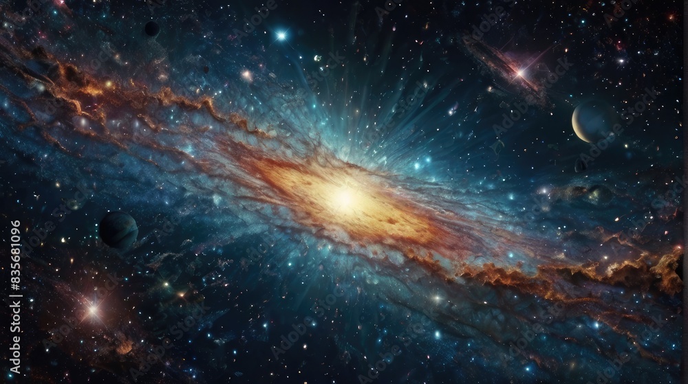 A universe with realistically dazzling and fascinating planets A universe with realistically dazzling and fascinating planets
