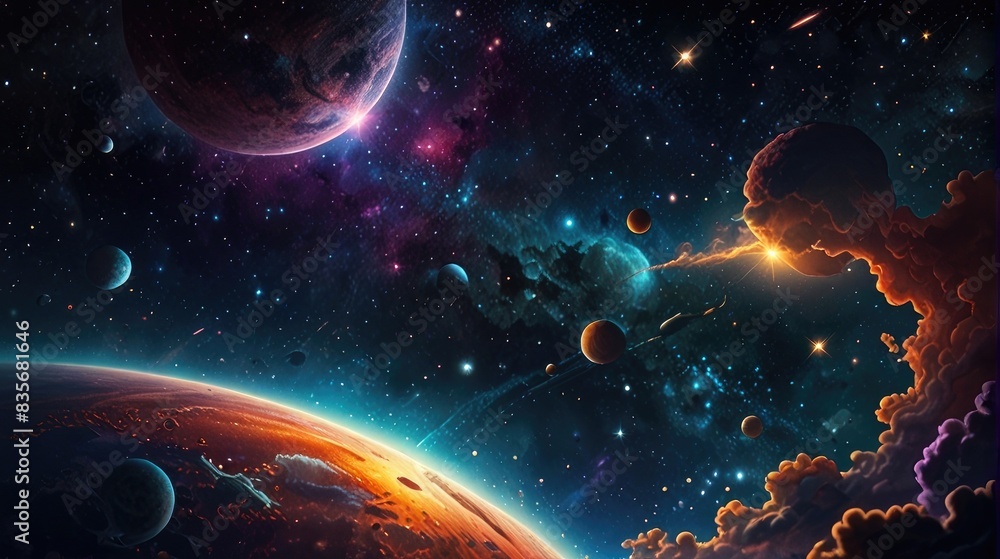 Dazzling and enchanting universe realistic Dazzling and enchanting universe realistic