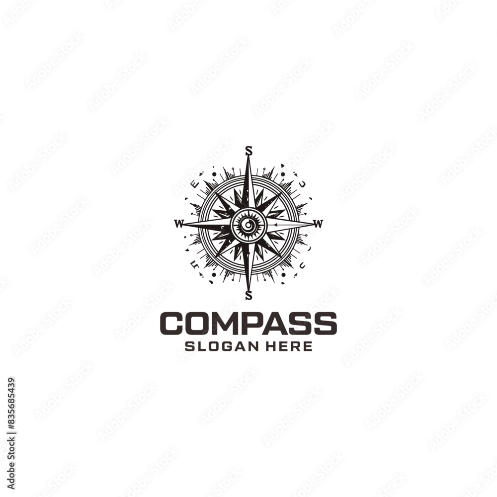Compass and nautical logo vector illustration Compass and nautical logo vector illustration