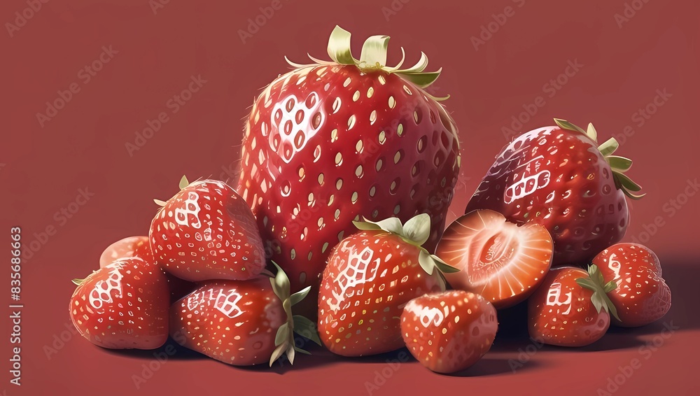 Sweet Harvest: Abundant Strawberries Sweet Harvest: Abundant Strawberries