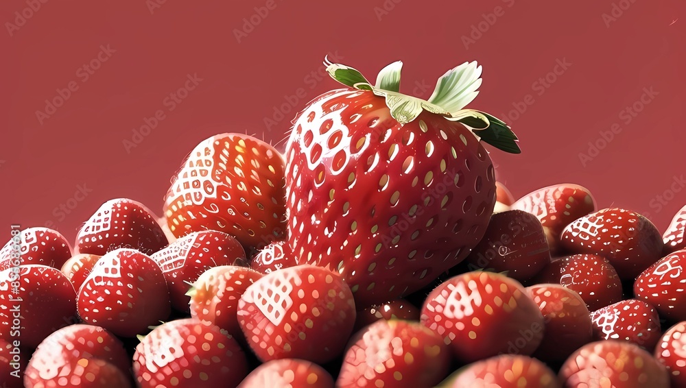 Sweet Harvest: Abundant Strawberries Sweet Harvest: Abundant Strawberries