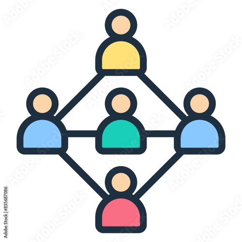 Network Building Icon