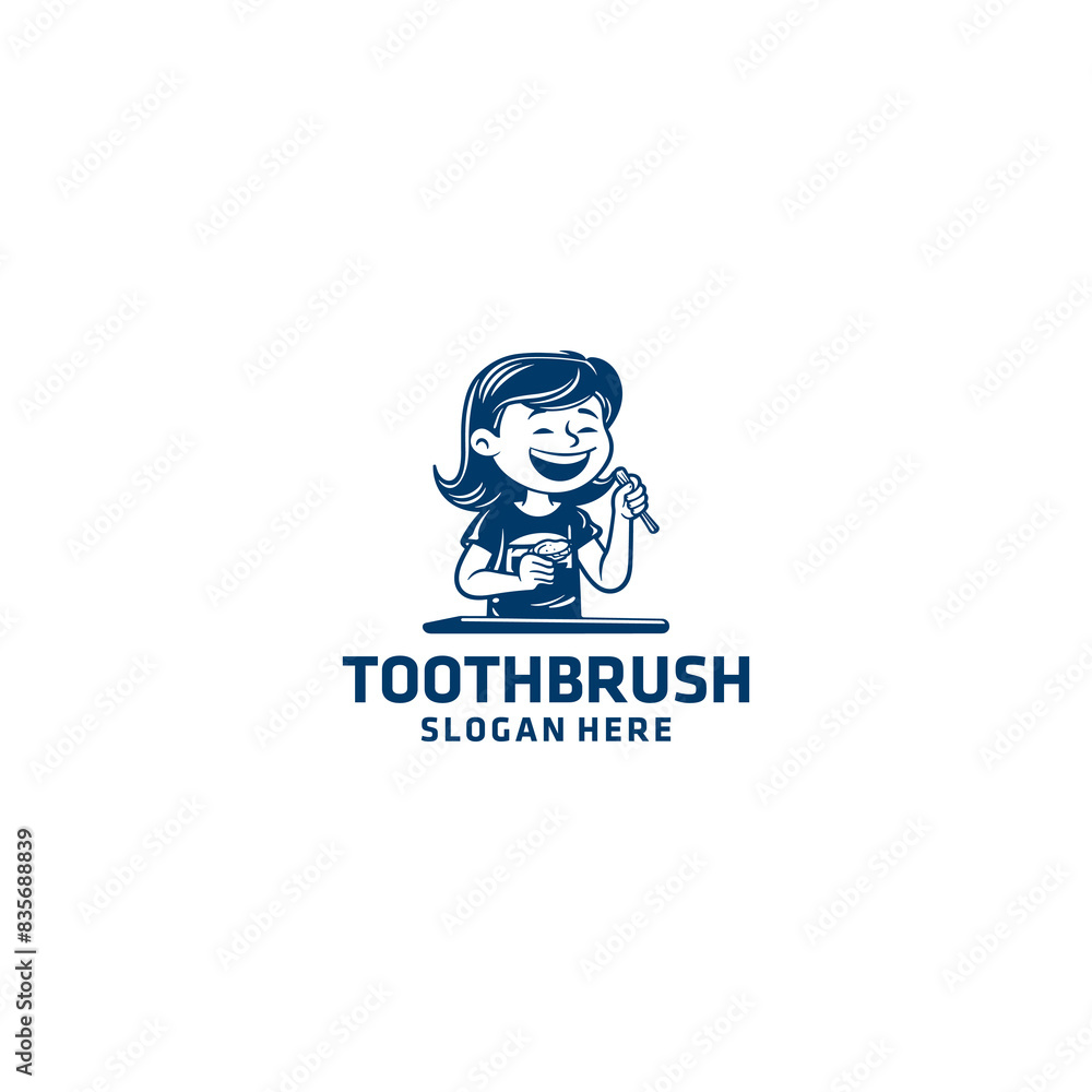 Tooth brush logo vector illustration Tooth brush logo vector illustration