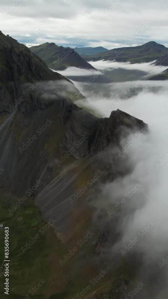 Aerial view of beautiful Iceland landscape Aerial view of beautiful Iceland landscape