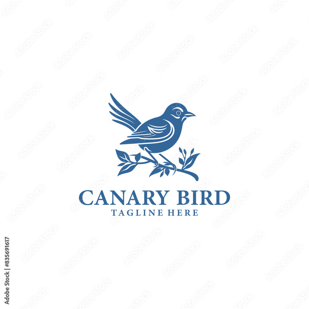 Canary bird logo vector illustration Canary bird logo vector illustration