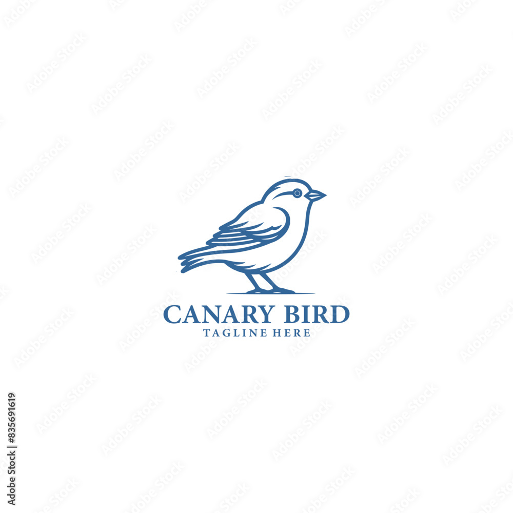 Canary bird logo vector illustration Canary bird logo vector illustration