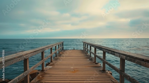 View of the horizon from the pier © TheWaterMeloonProjec