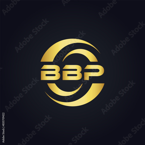 BBP logo. B B P design. White BBP letter. BBP, B B P letter logo design. B B P letter logo design in FIVE, FOUR, THREE, style. letter logo set in one artboard. B B P letter logo vector design. photo