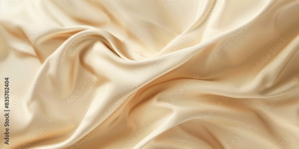 Fototapeta premium Consistent and smooth beige background, offering a neutral and versatile plain backdrop. 