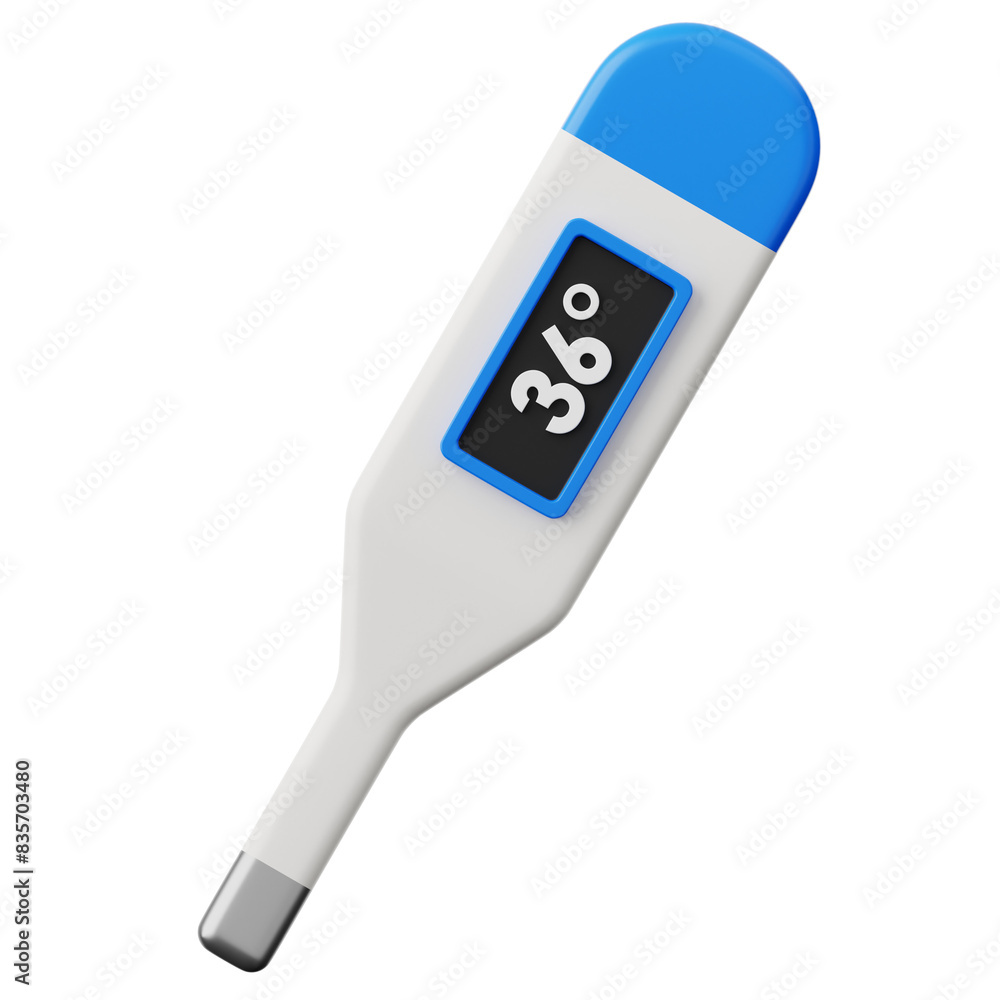 Thermometer 3D Icon Thermometer 3D Icon