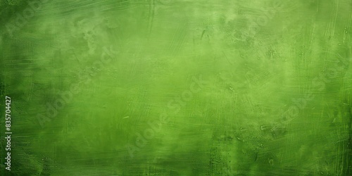 A simple, solid green background with a matte texture, providing a fresh and natural feel