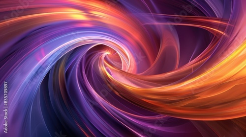 A purple and orange glowing whirlpool of light. AIG51A.