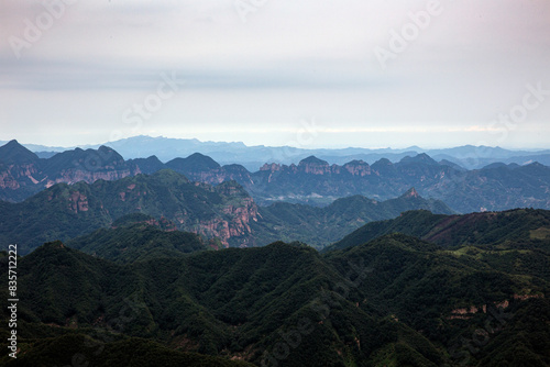 Mountains in eastern Shanxi Province, China