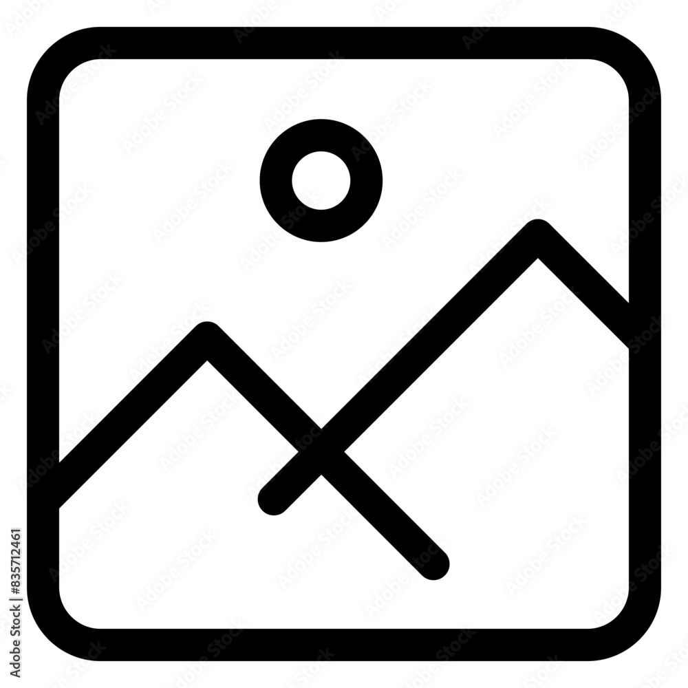 frame line icon vector illustration isolated on white background frame line icon vector illustration isolated on white background