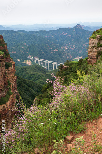 Mountains in eastern Shanxi Province, China