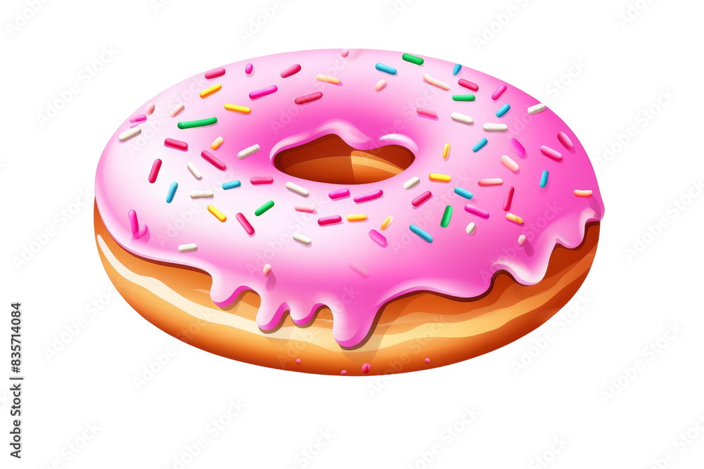 3D rendering of a delicious donut 3D rendering of a delicious donut