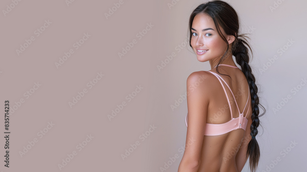 Malay woman in bikini for outdoor activity, summer vacation swimwear Malay woman in bikini for outdoor activity, summer vacation swimwear