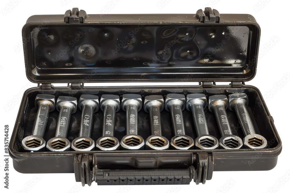 Set of tools. Socket wrenches of different sizes. Set of tools. Socket wrenches of different sizes.
