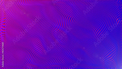 Wave line background animation with a combination of blue and purple