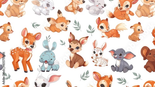 Various animal patterns.