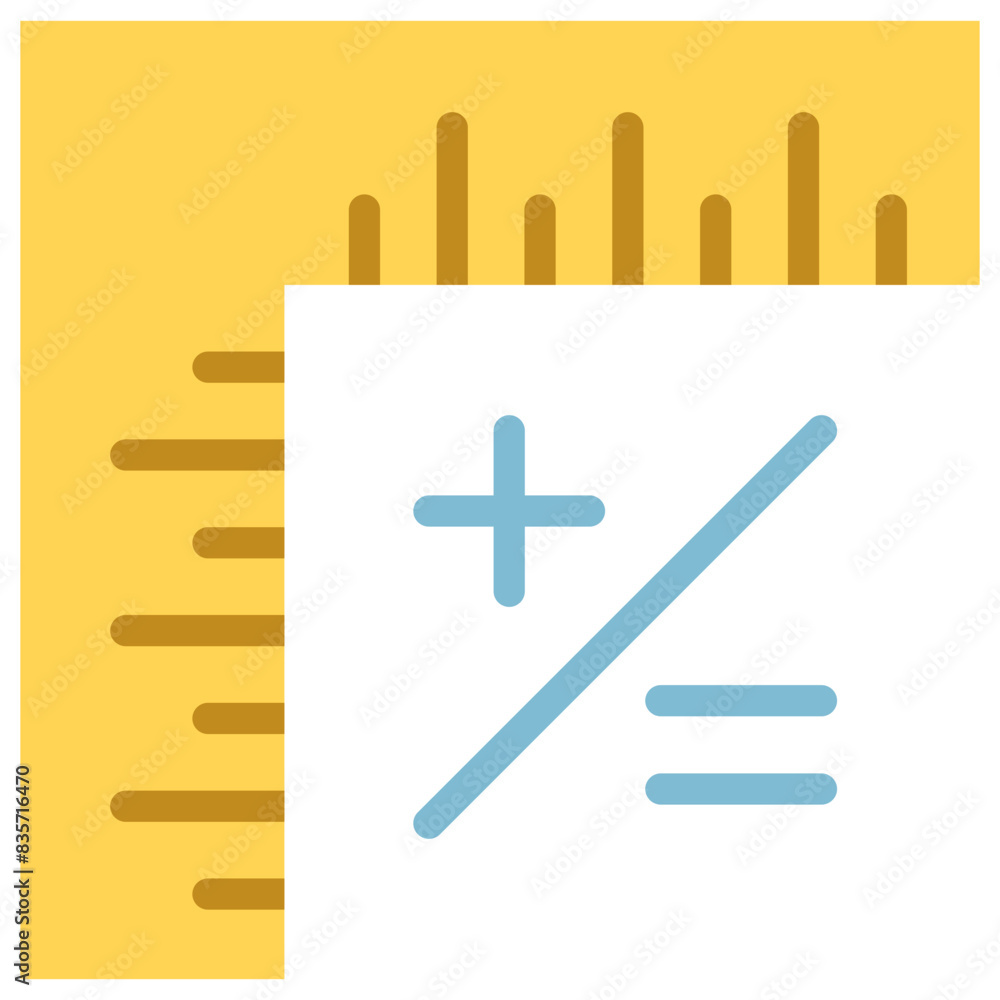 Obraz premium rulers flat icon