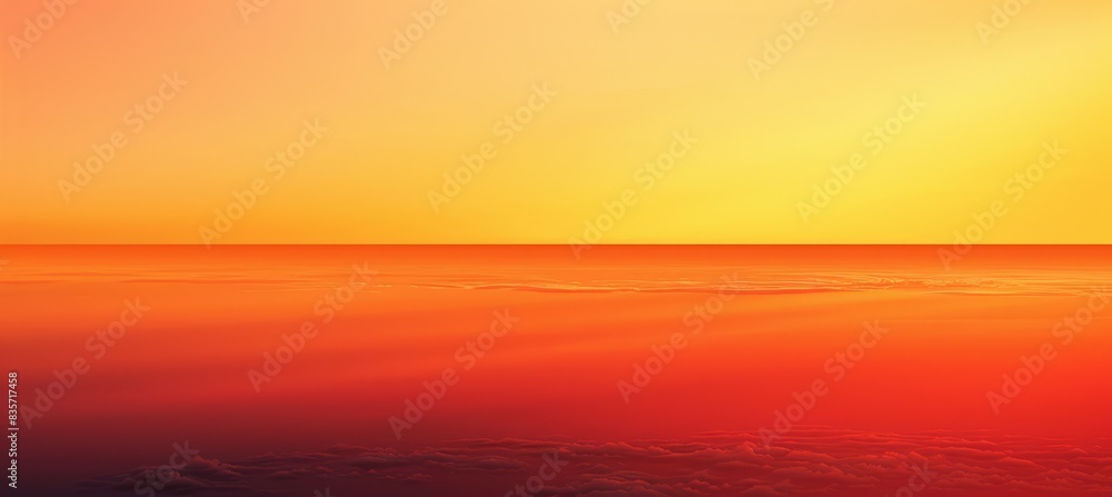 Majestic orange sunset sunrise background. Generative AI technology. Majestic orange sunset sunrise background. Generative AI technology.