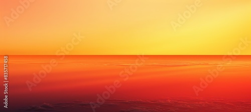 Majestic orange sunset sunrise background. Generative AI technology.