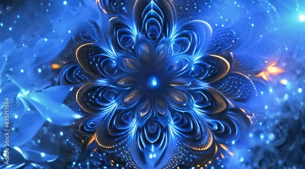 Abstract Spiritual Blue Fantasy Fractal Loop Dancing in the Realm of Infinite Possibilities Abstract Spiritual Blue Fantasy Fractal Loop Dancing in the Realm of Infinite Possibilities