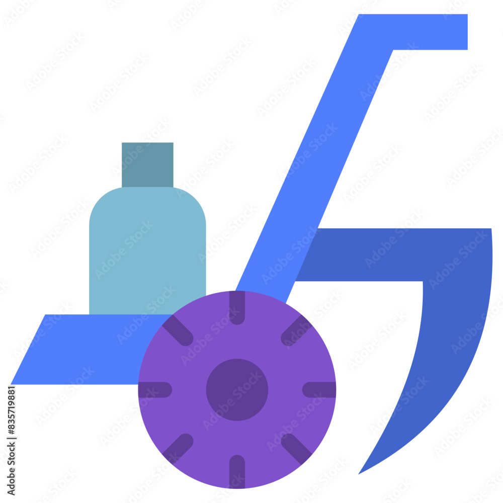 cultivator flat icon cultivator flat icon