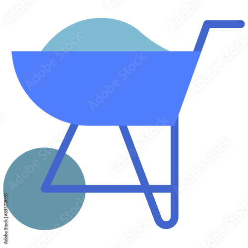 barrow flat icon